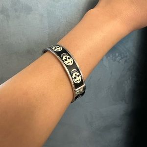 Alexander McQueen black and white bangle